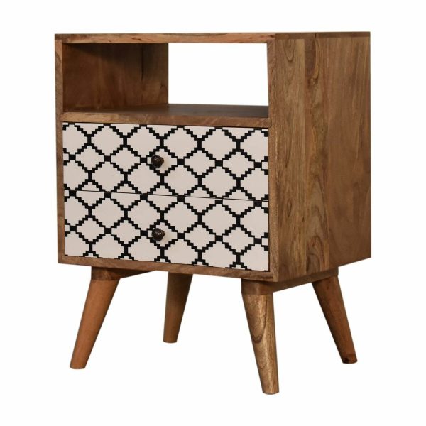 Stella Bedside with Open Slot 35x45x60cm
