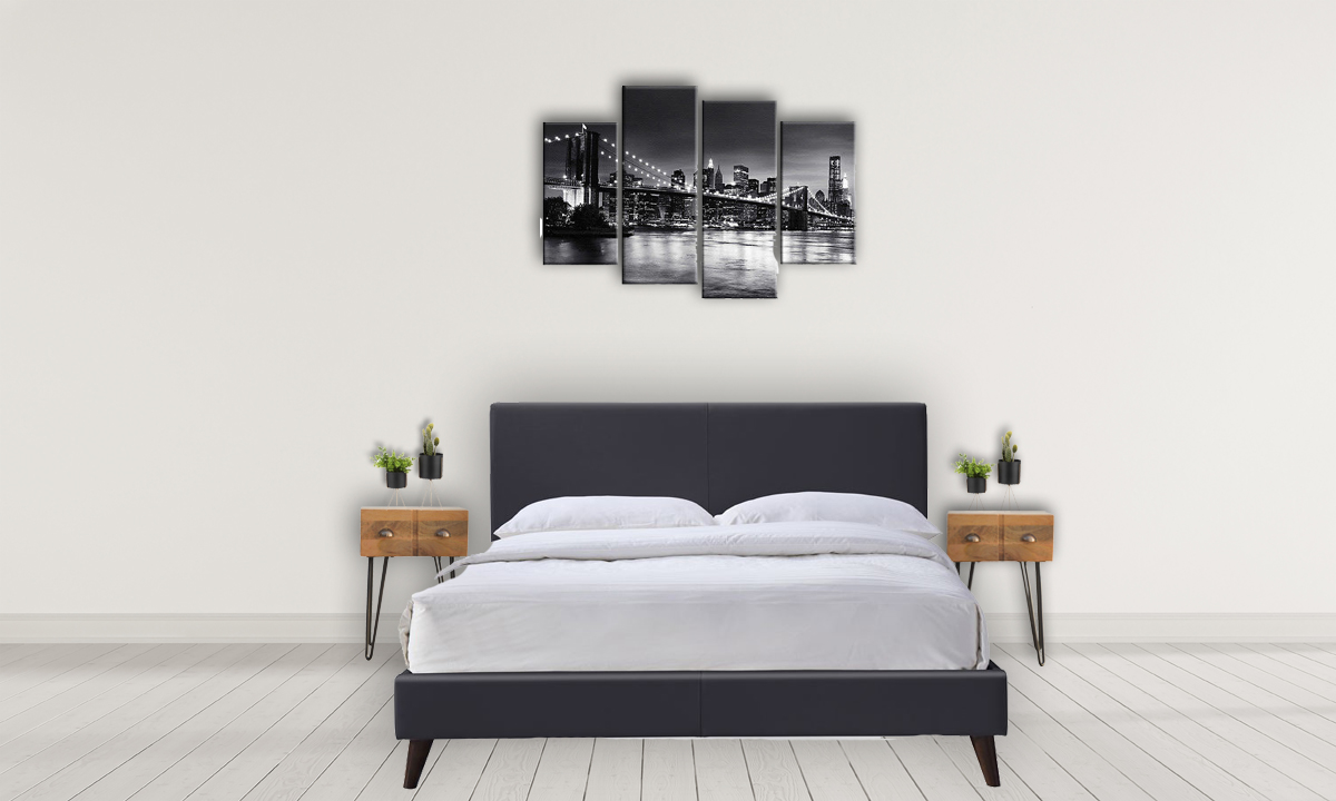 Golden Frame Nest Of 3 Tables With Wooden Top - Image 11