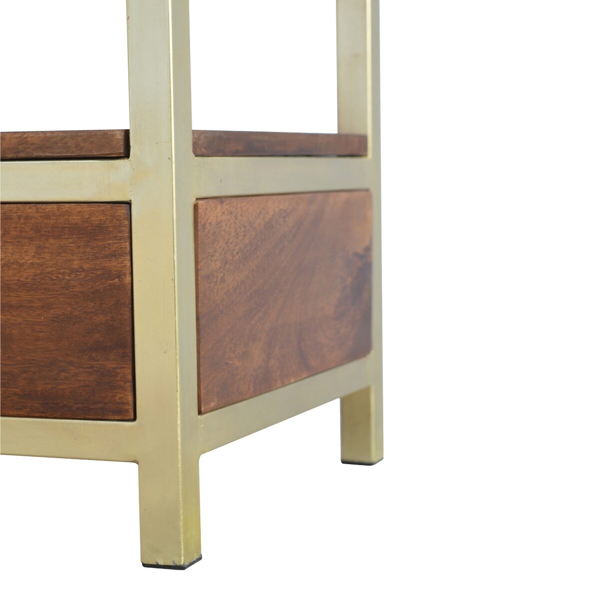 Coffee Table with Gold Base 35x90x50cm - Image 8