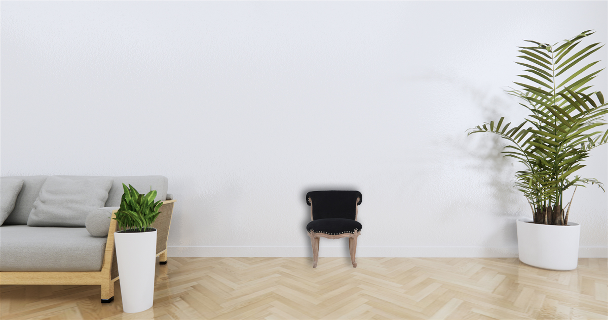 Black Velvet Studded Chair 50x50x64cm - Image 11