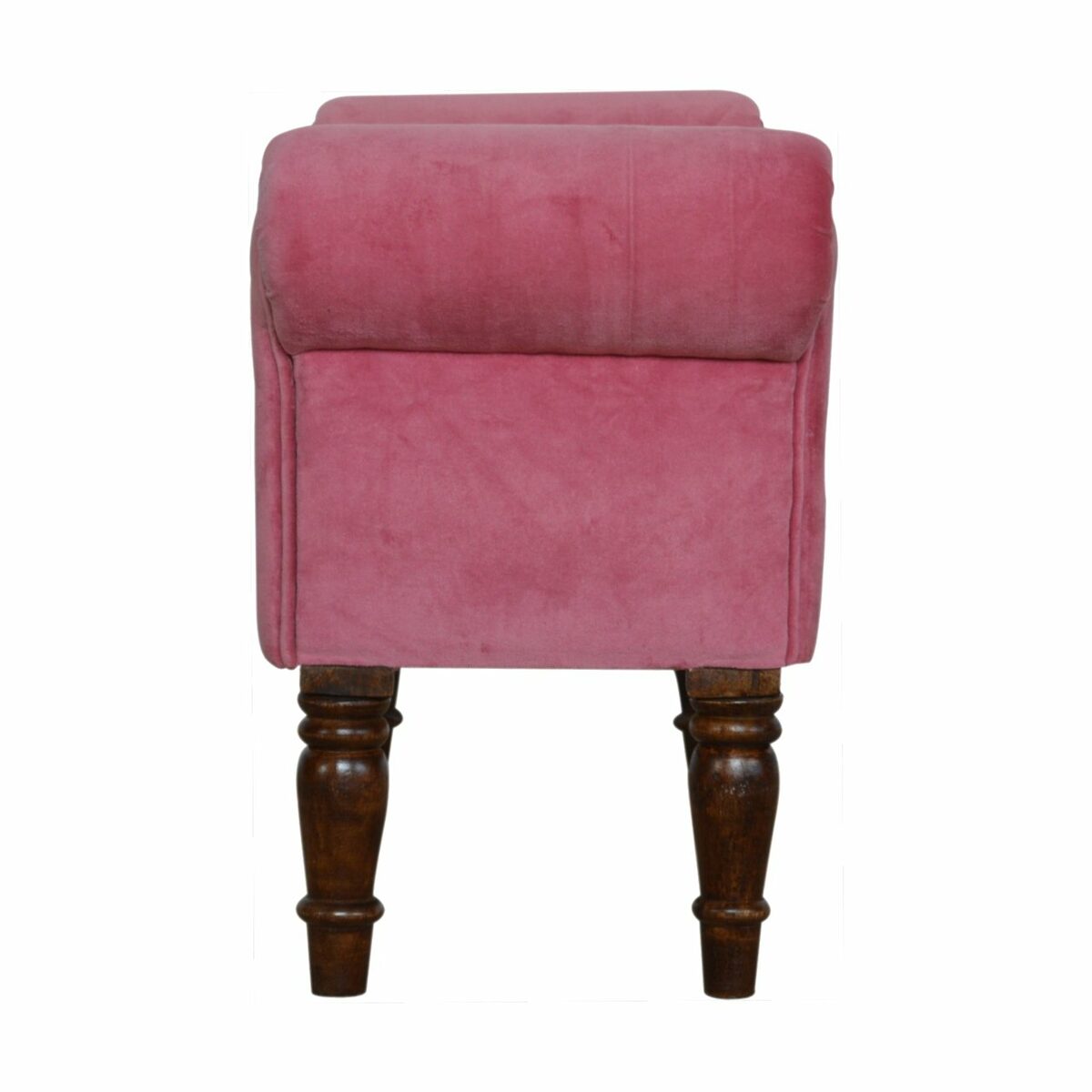 Pink Velvet Bench 35x101x53cm - Image 9