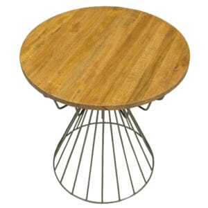 Urban Birdcage Side Table Gunmetal Base