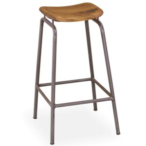 Urban Lab Stool- 65cm Height Mango Wood