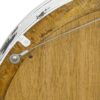 Urban Porthole Mirror w shelf Distressed White Recycled Drum