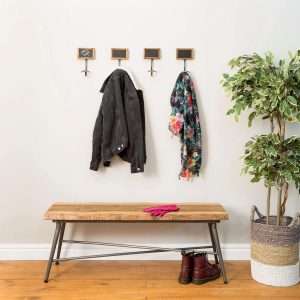 Urban Single Blackboard Coat Hanger Mango Wood