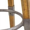 Urban Wood & Metal Square leg Swivel Stool