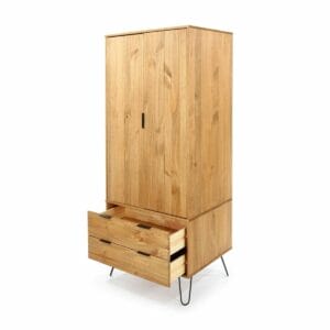 Augusta Pine 2 Door, 2 Drawer Wardrobe