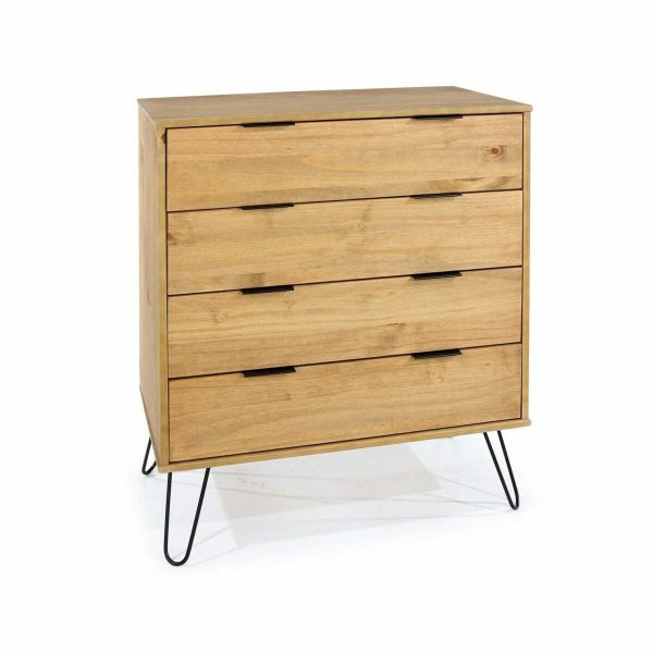 Augusta Pine 4 Drawer Chest Of Drawers