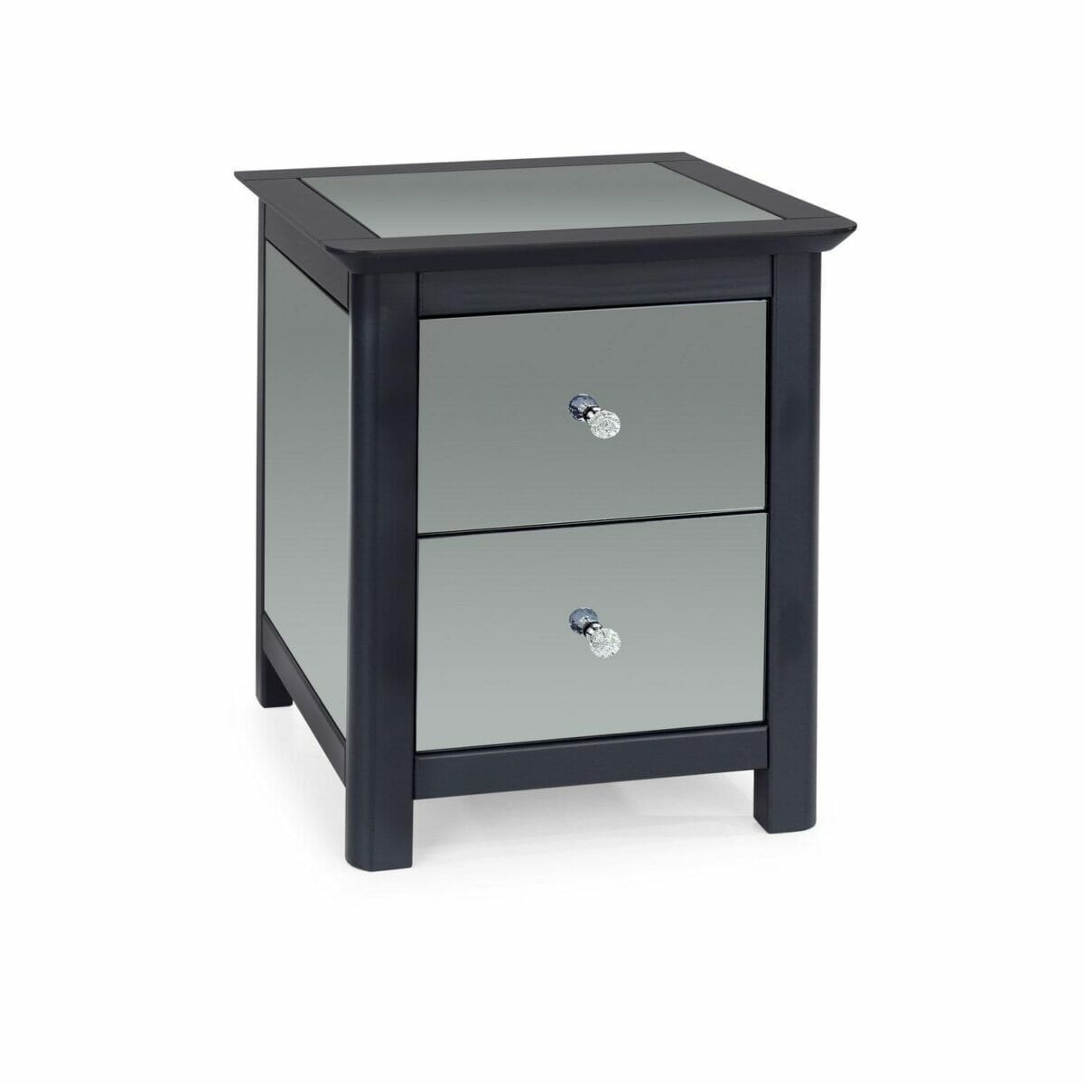 Ayr Softwood 2 Drawer Bedside Cabinet