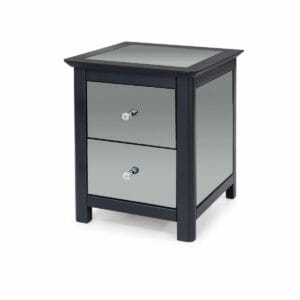 Ayr Softwood 2 Drawer Bedside Cabinet