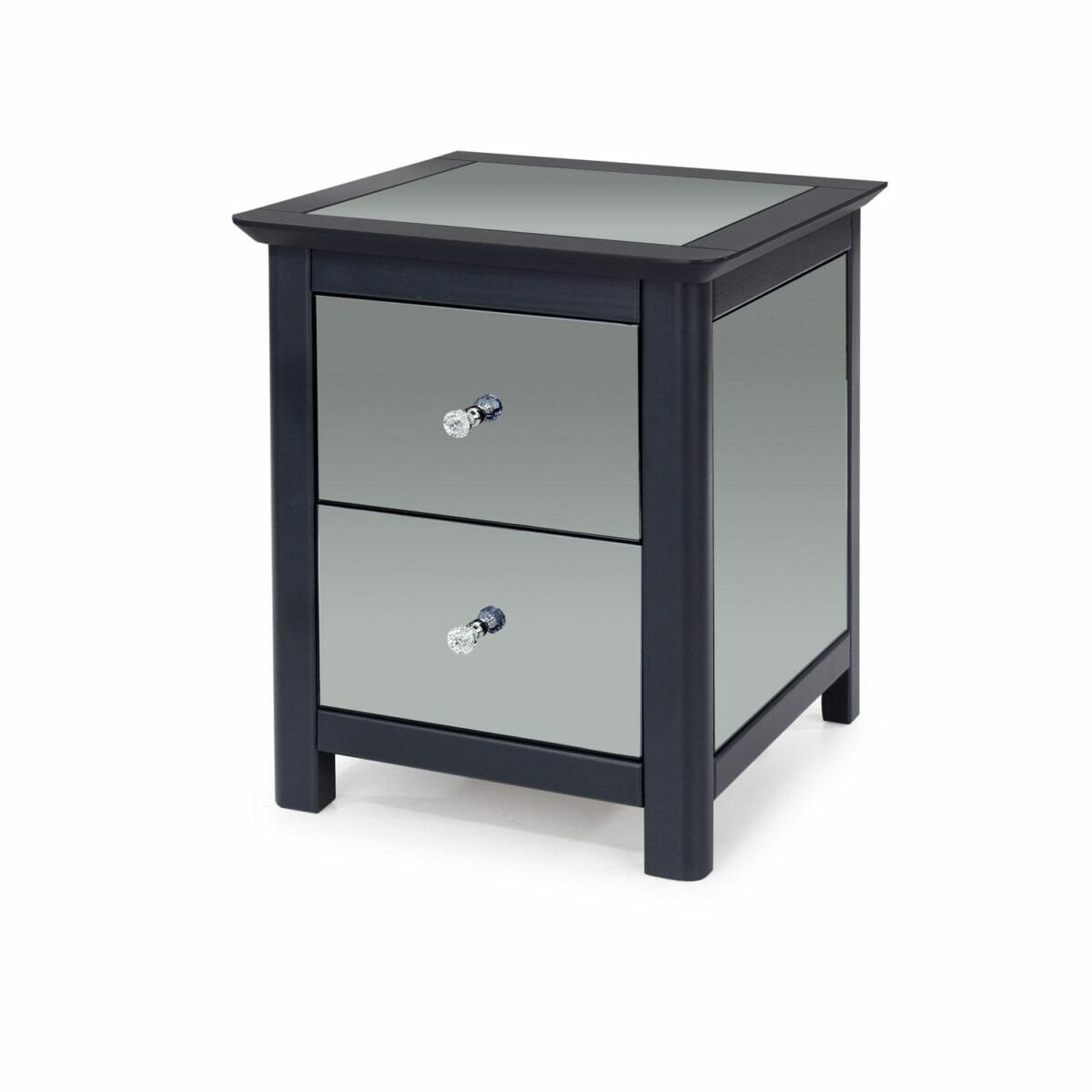 Ayr Softwood 2 Drawer Bedside Cabinet