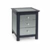 Ayr Softwood 3 Drawer Bedside Cabinet