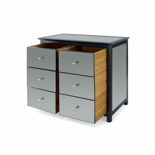 Ayr Softwood 3+3 Dr Wide Chest