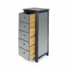 Ayr Softwood 5 Drawer Narrow Chest