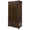 Boston Pine 2 Door, 1 Drawer Wardrobe
