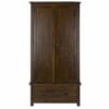 Boston Pine 2 Door, 1 Drawer Wardrobe