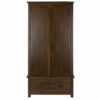 Boston Pine 2 Door, 1 Drawer Wardrobe