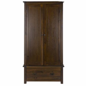 Boston Pine 2 Door, 1 Drawer Wardrobe