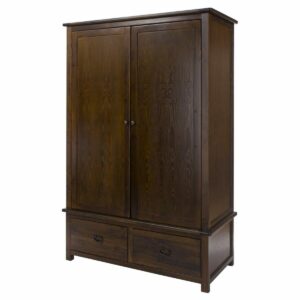 Boston Pine 2 Door, 2 Drawer Wardrobe