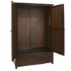 Boston Pine 2 Door, 2 Drawer Wardrobe