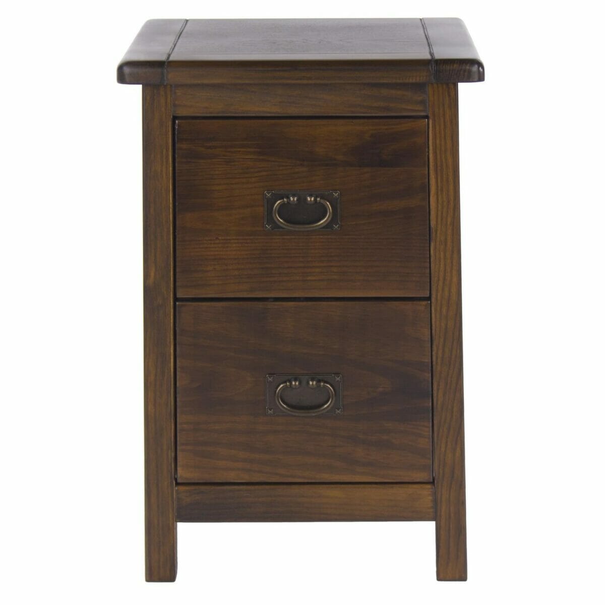 Boston Pine 2 Drawer Petite Bedside Cabinet