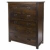 Boston Pine Large 5 Drawer Chest of Drawers