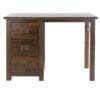 Boston Pine Single Pedestal Dressing Table