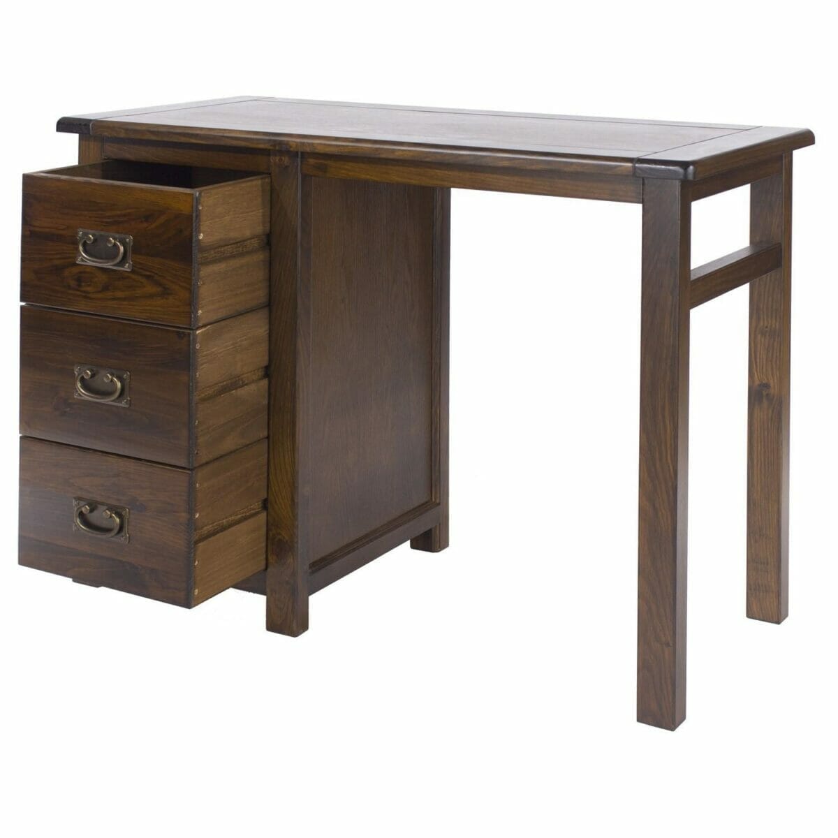 Boston Pine Single Pedestal Dressing Table