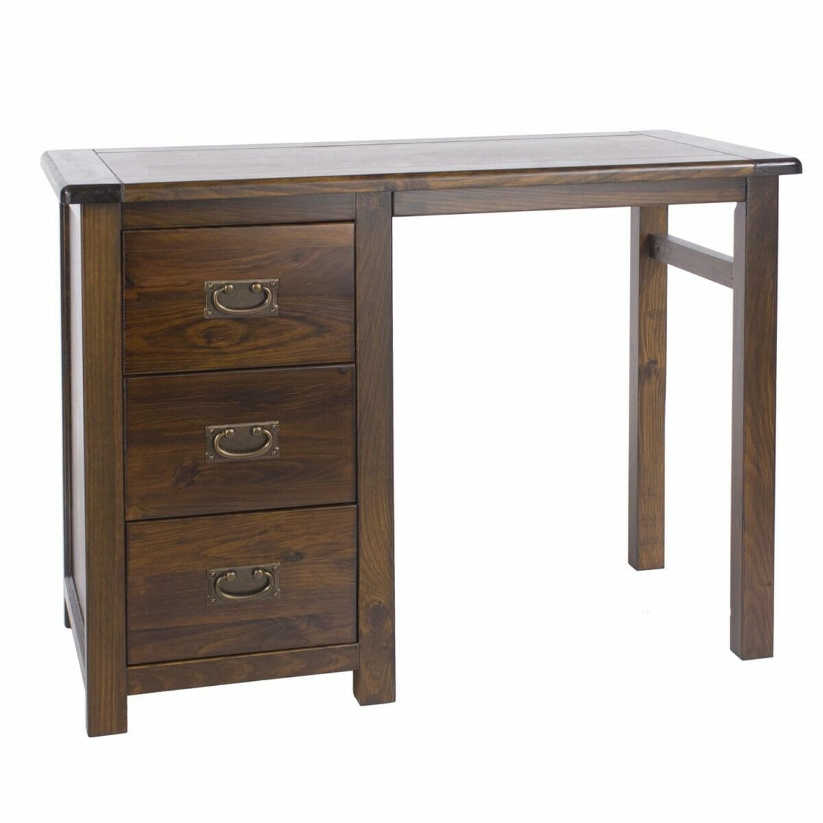 Boston Pine Single Pedestal Dressing Table