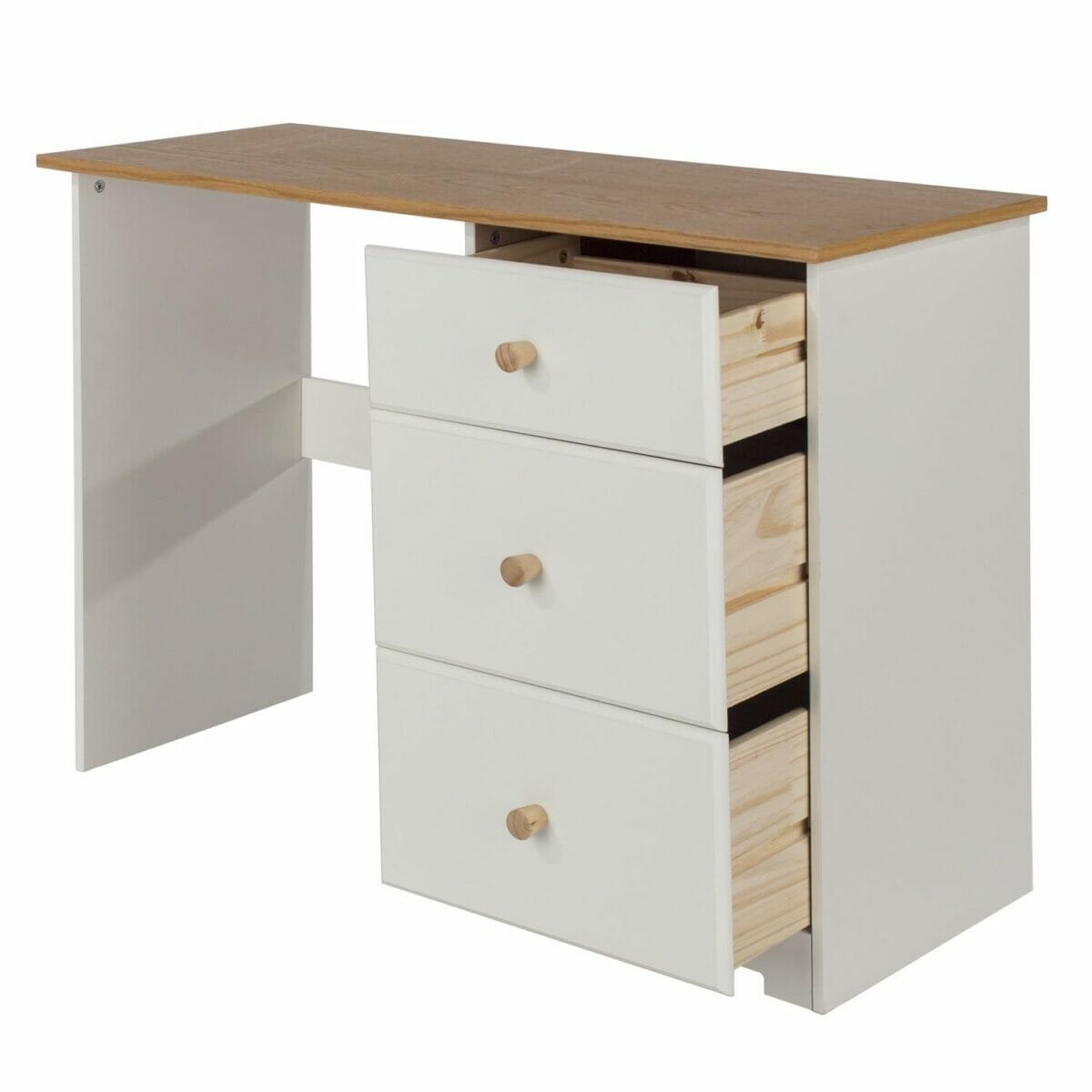 Colorado Mdf Single Pedestal Dressing Table