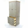 Corona Grey Pine 2 Door, 3 Drawer Wardrobe