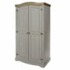 Corona Grey Pine 2 Door Wardrobe