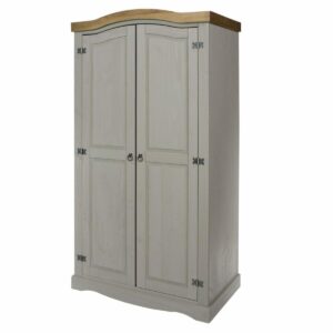 Corona Grey Pine 2 Door Wardrobe