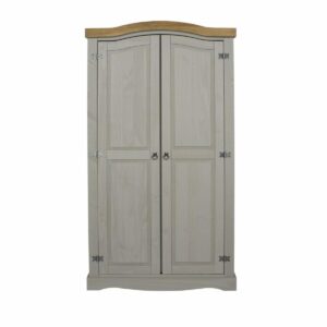 Corona Grey Pine 2 Door Wardrobe