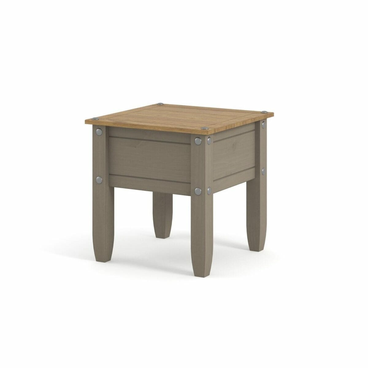 Corona Grey Pine Lamp Table