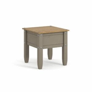 Corona Grey Pine Lamp Table
