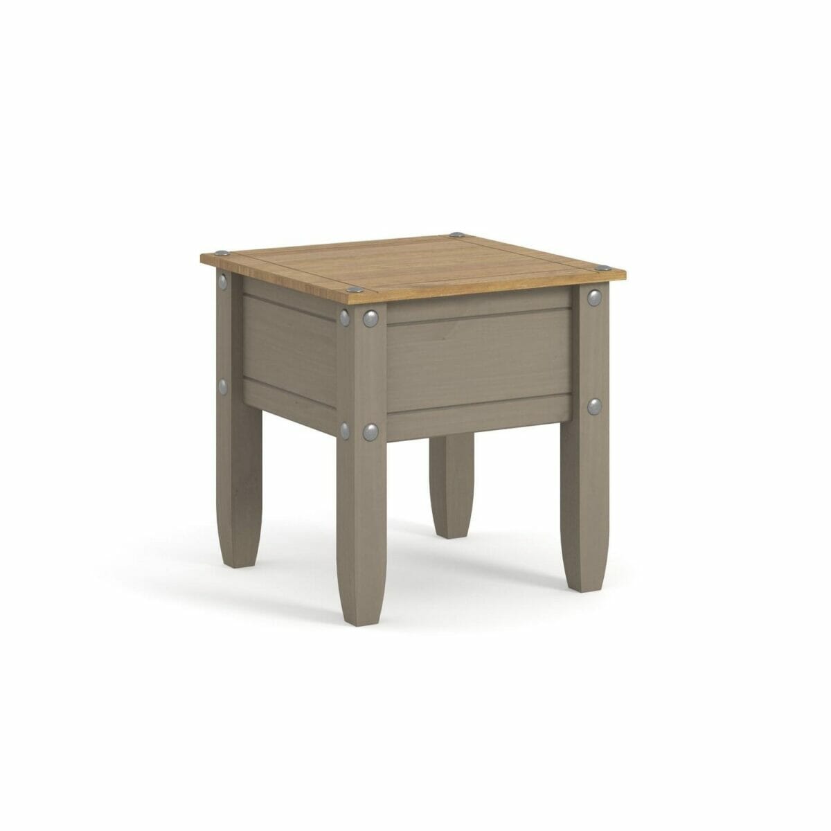 Corona Grey Pine Lamp Table
