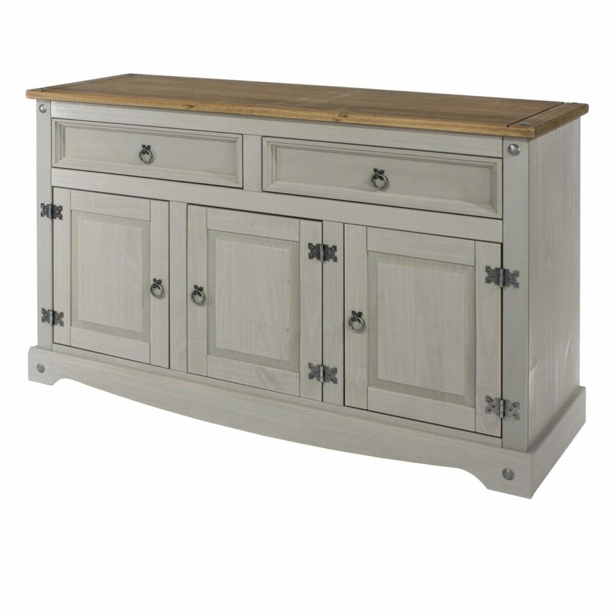 Corona Grey Pine Medium Sideboard
