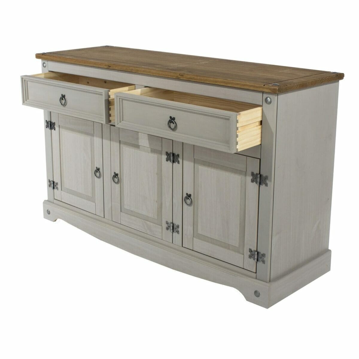 Corona Grey Pine Medium Sideboard