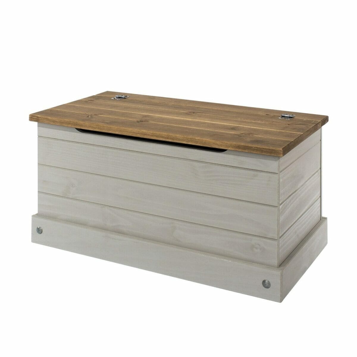 Corona Grey Pine Storage Trunk