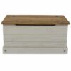 Corona Grey Pine Storage Trunk