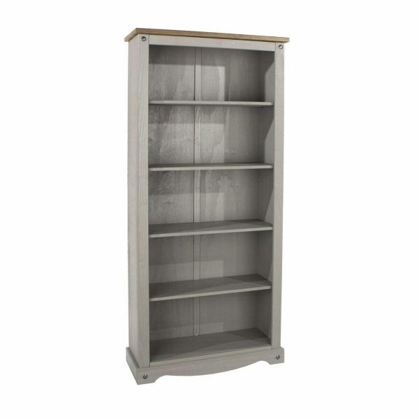 Corona Grey Pine Tall Bookcase