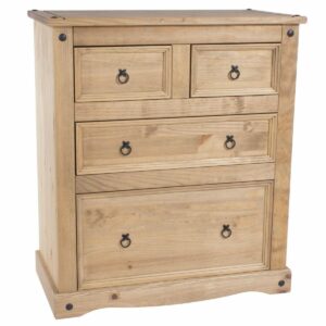 Corona Pine 2+2 Drawer Chest