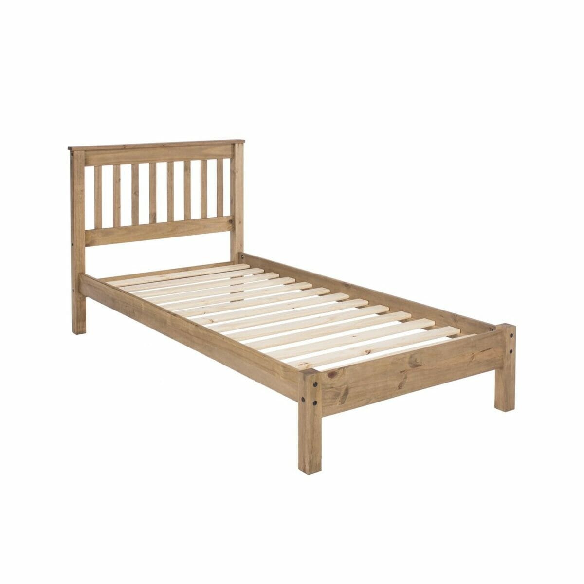 Corona Pine 3'0" Slatted Low End Bedstead