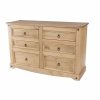 Corona Pine 3 Drawer Bedside Cabinet