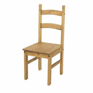Corona Pine Solid Pine Chairs (Pair)