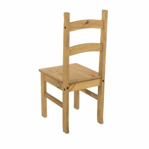 Corona Pine Solid Pine Chairs (Pair)