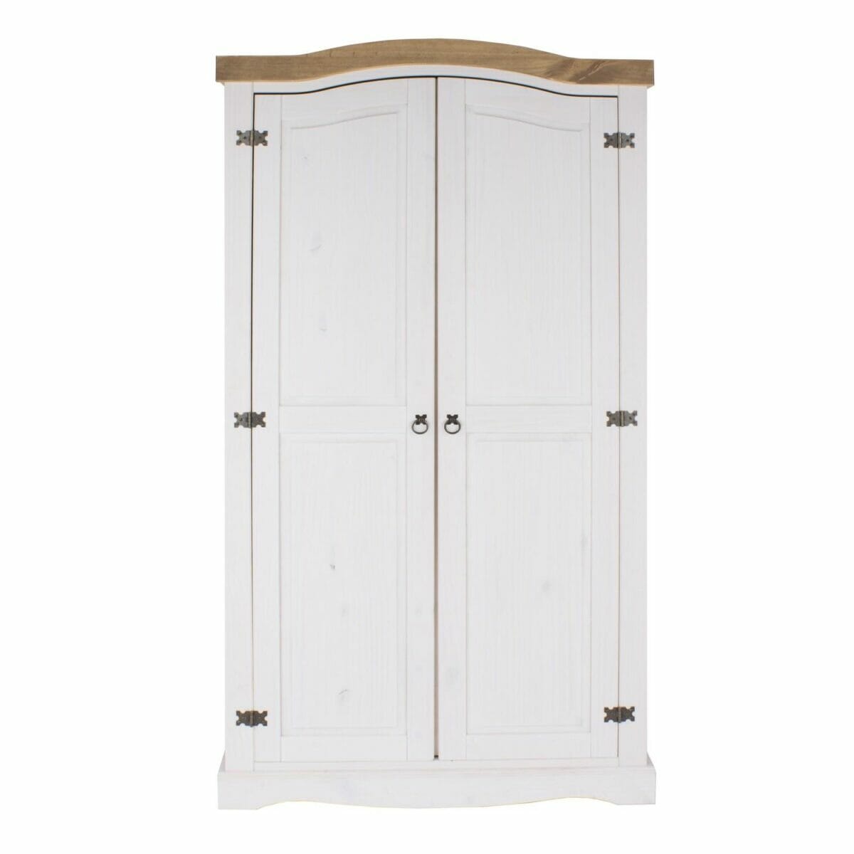 Corona White Pine 2 Door Wardrobe