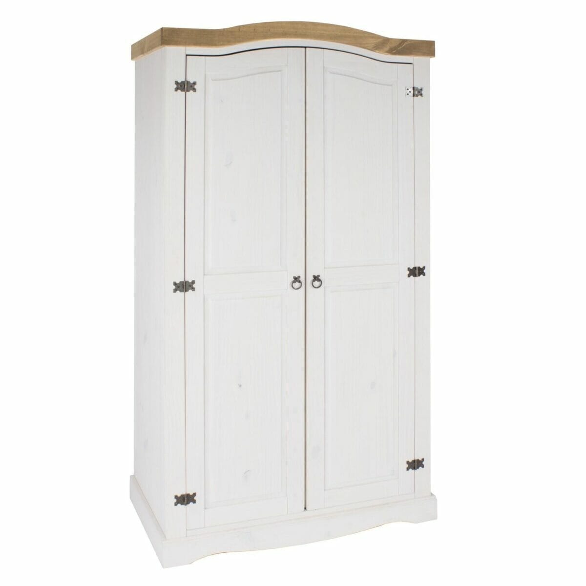Corona White Pine 2 Door Wardrobe