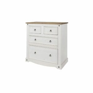 Corona White Pine 2+2 Drawer Chest
